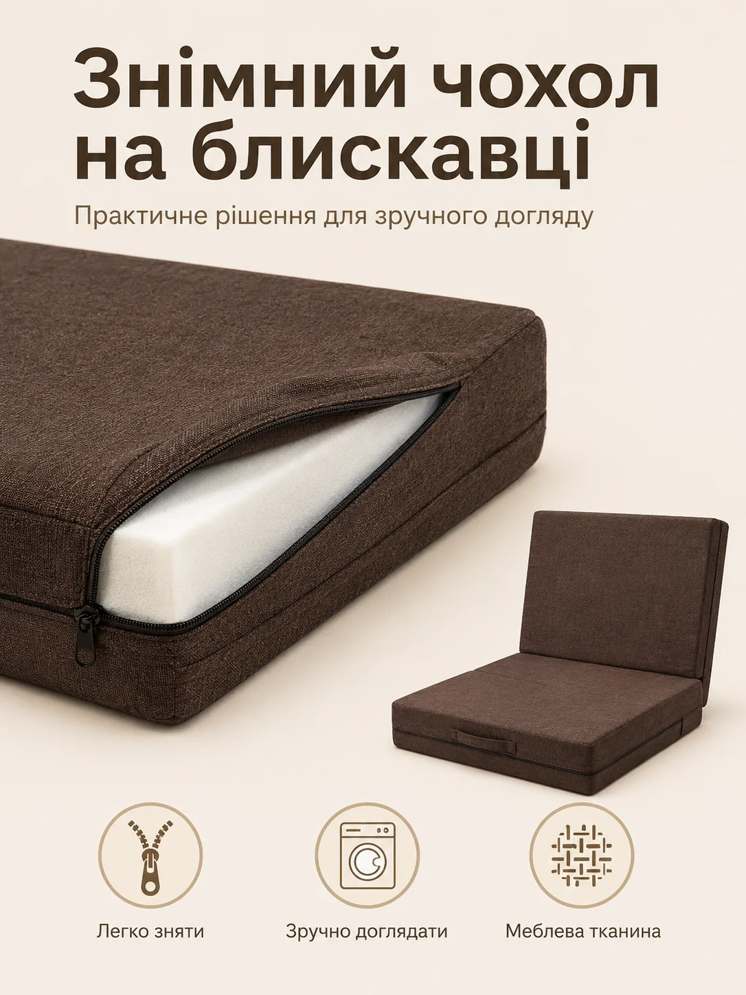 Знімний чохол матраца