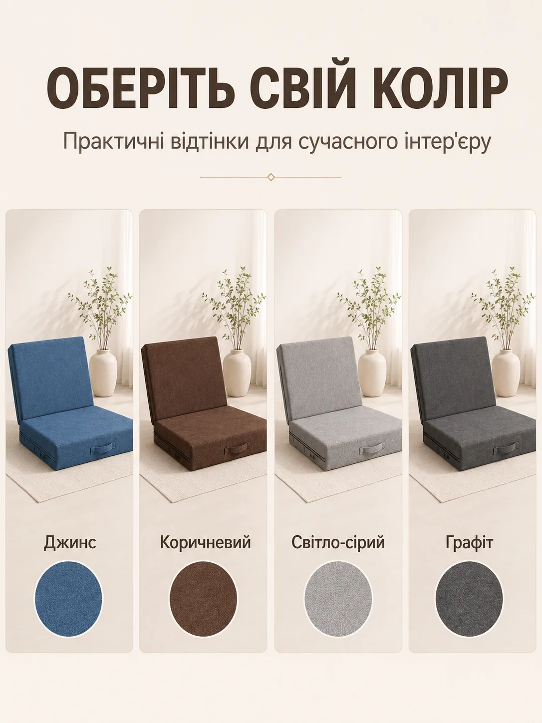 Чотири кольори матраца