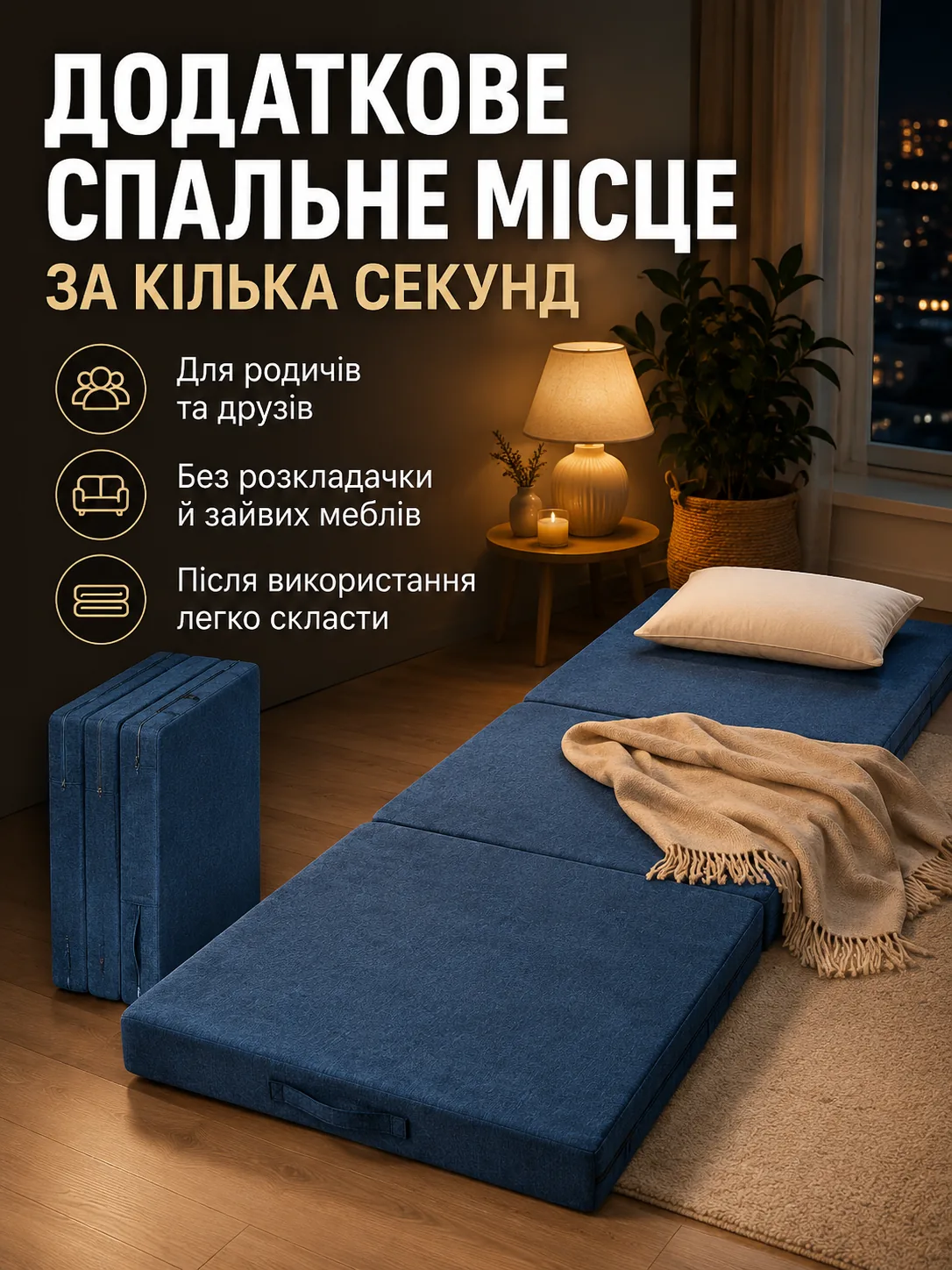 Додаткове спальне місце для гостей