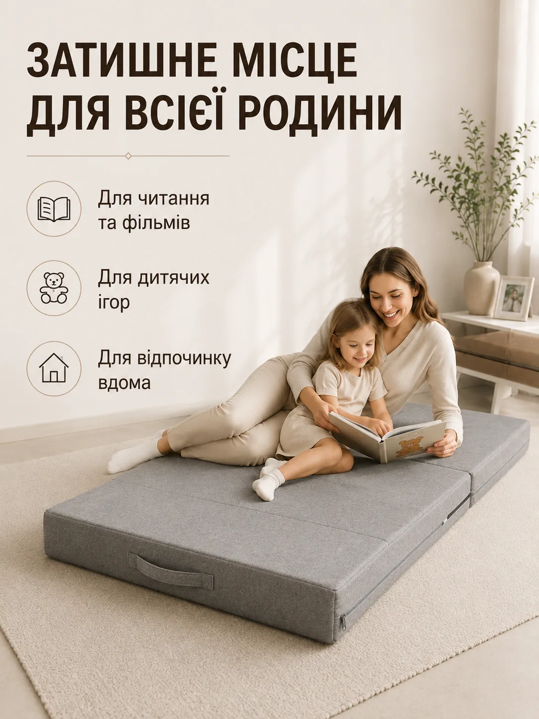 Матрац для сімейного відпочинку
